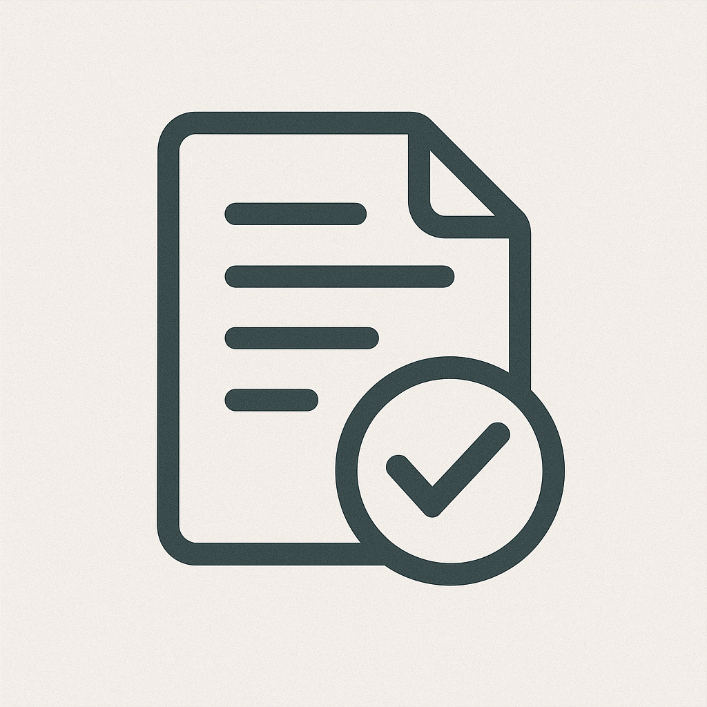Verification document